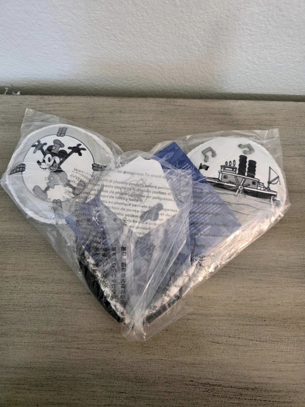 Disney Steamboat WILLIE MOUSE EARS NWT - Picture 3 of 6